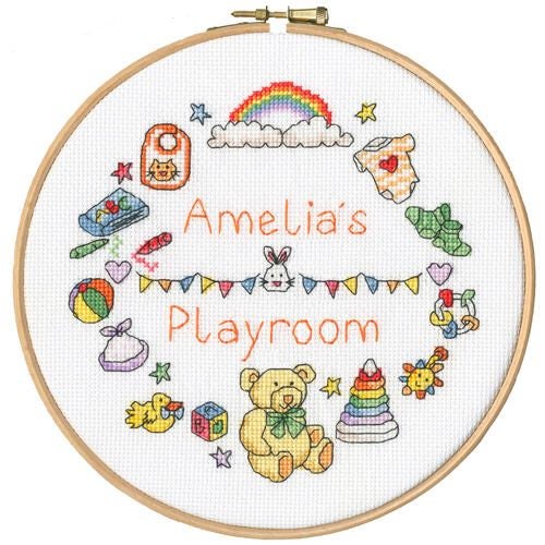 Bothy Threads Cross Stitch Kit - My Playroom Carousel 1
