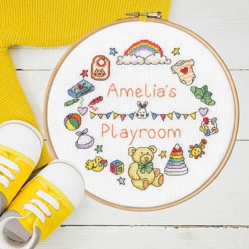Bothy Threads Cross Stitch Kit - My Playroom Carousel 2