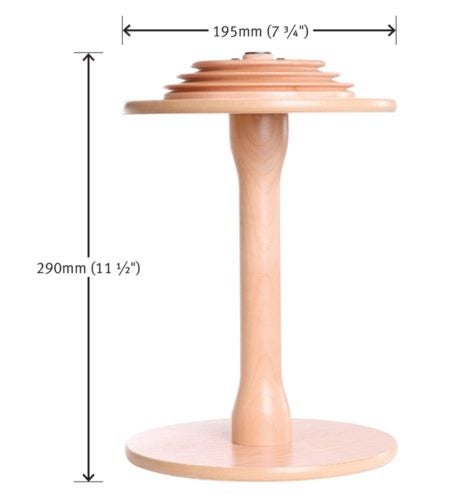 Ashford Country Spinner/e-Spinner Super Jumbo Bobbin Natural Carousel 2