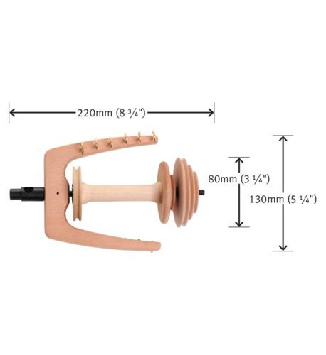 Ashford Double Drive Flyer with whorl and bobbin Carousel 2