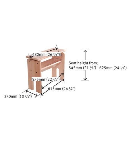 Ashford Hobby Bench 2 Lacquered Carousel 3