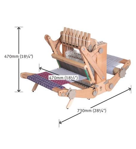Ashford Katie Eight Shaft 30cm / 12" Table Loom with Carry Bag Carousel 5