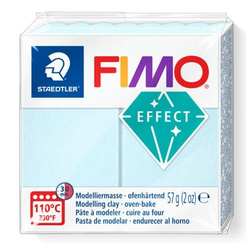 FIMO Effect 57G Standard Block Blue Ice Quartz Carousel 1