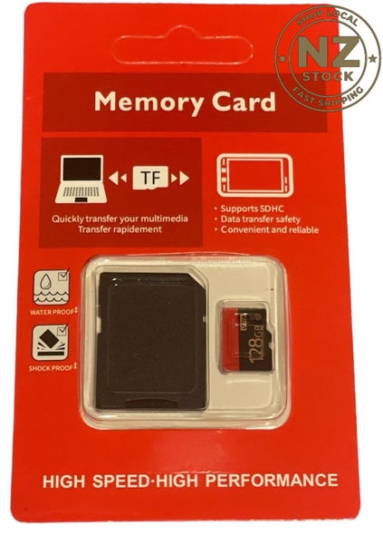 128GB MicroSD Card With Adaptor