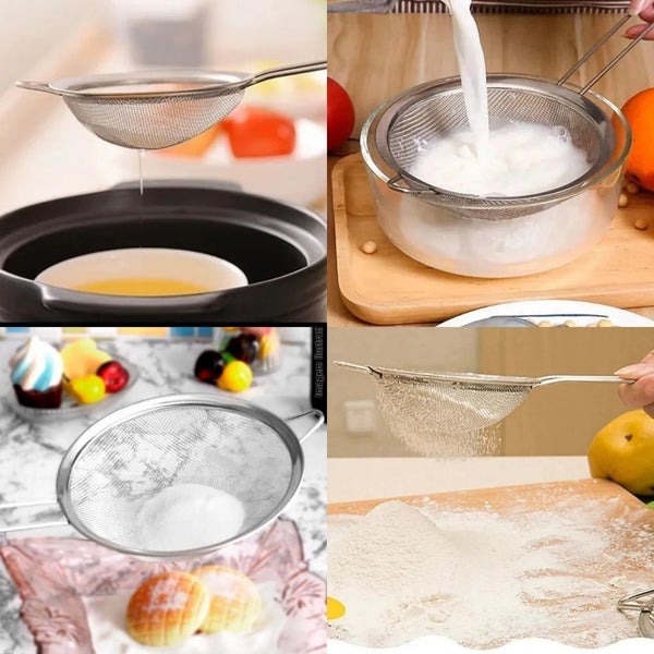 Stainless Steel Sieve 18cm Stainless Steel Strainer Carousel 2