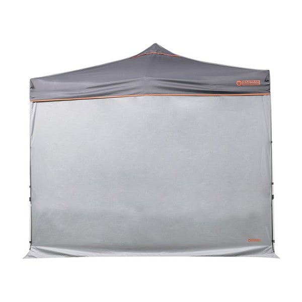 Wildtrak Solid Wall 3.0 Cover Accessory w Zipper For Camping 3m Gazebo Grey Carousel 1