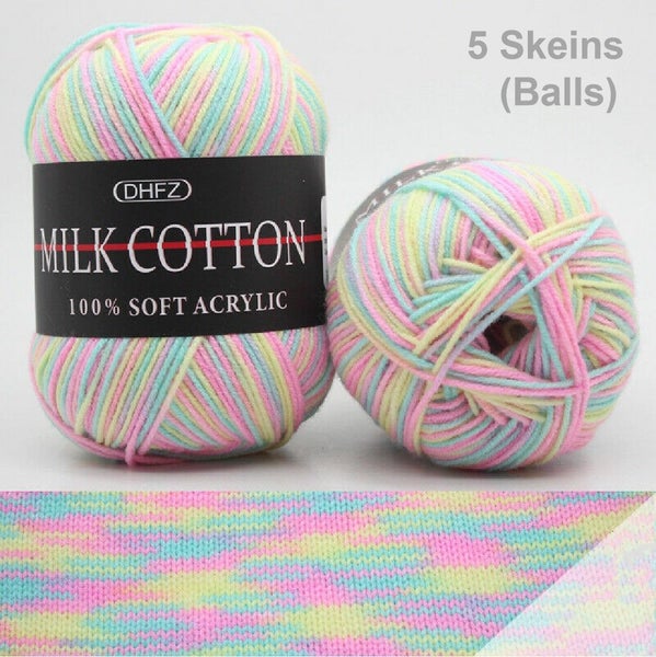 Brand New 5Pcs Ultra Soft Knitting Yarns Balls(250G)Color-11 *Sale NOW* Carousel 1