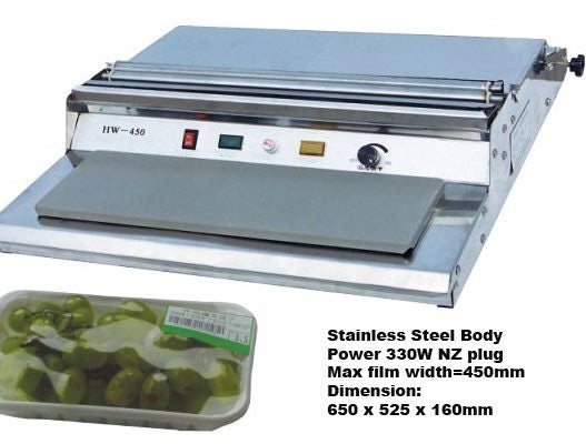 Sealers Wrapper 450mm Sealer Veg shrink wrapper Carousel 1