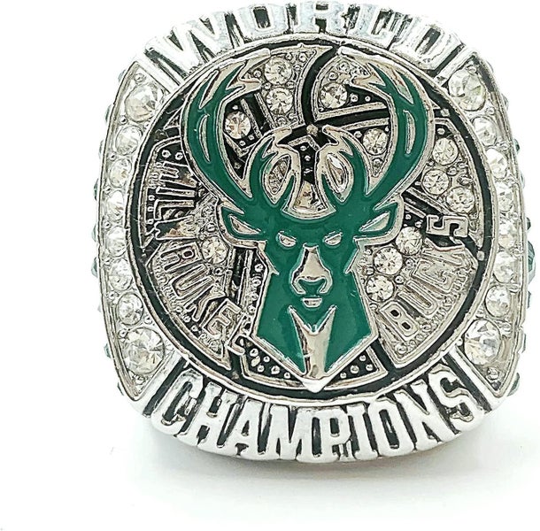 Milwaukee Championship Ring Replica Basketball Champions Ring With Champion Carousel 1