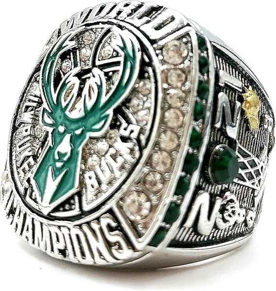 Milwaukee Championship Ring Replica Basketball Champions Ring With Champion Carousel 2