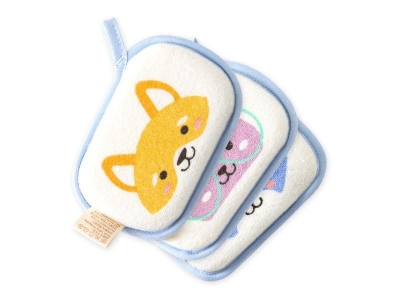 Cute Cartoon Baby Brushes Super Soft Sponge Brushes For Kids Children Newborns Carousel 1