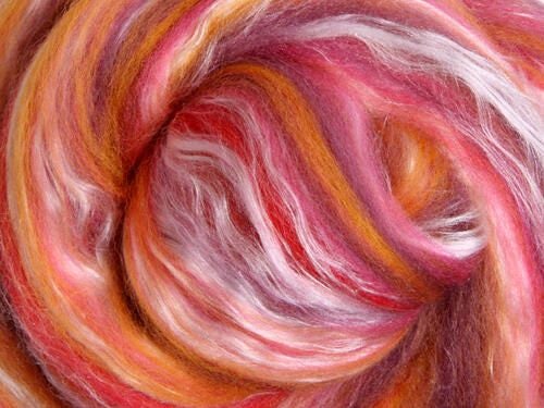 Ashford Silk Merino Scarf Kit 110 Sunset Carousel 2