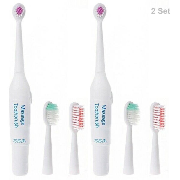 Brand New Sonic Electric Toothbrush 2 Sets 6 Brush Heads *Sale NOW* Carousel 2