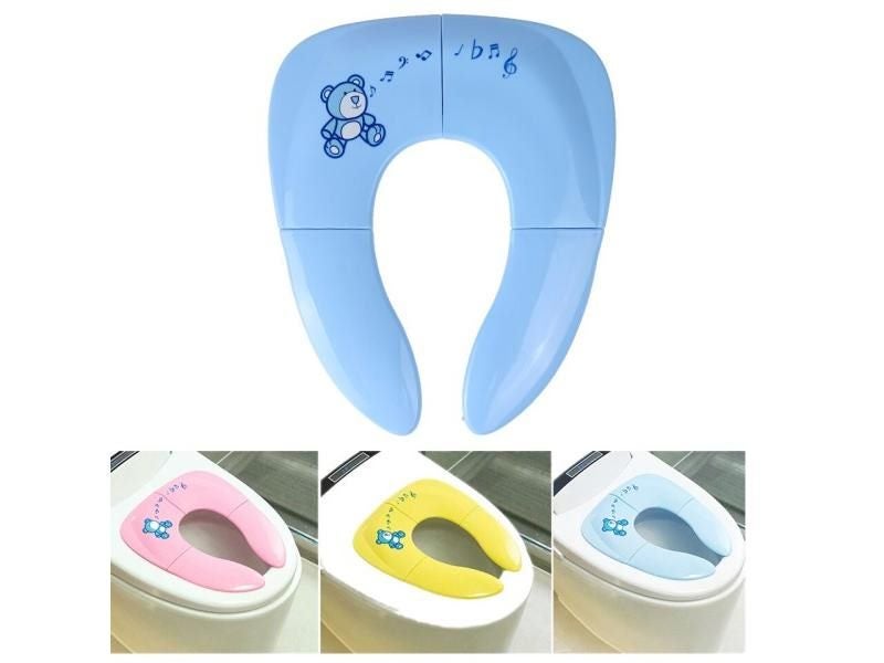 Portable Folding Kids Potty Seat Pad For Toilet Training Carousel 1