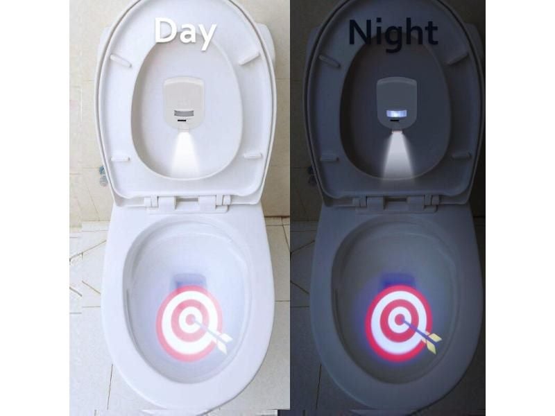 Toilet Projector Light With Motion Activated Sensor For 4 Themes Kids' Toilet Carousel 1