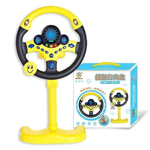 Electric Simulation Steering Wheel Toy With Sound Light Educational Car Toy Carousel 5
