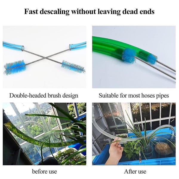 Flexible Long Brush For Cleaning Tubing Flexible Aquarium Filter Brushes,black Carousel 2