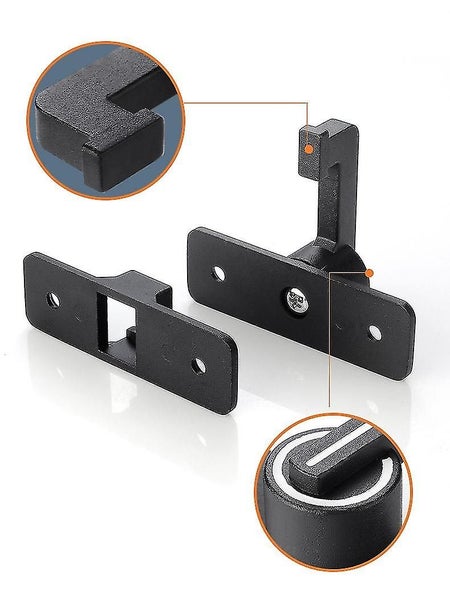 Latch Door Bolt Door Sliding Door Latch 90 Degrees (black) Carousel 2