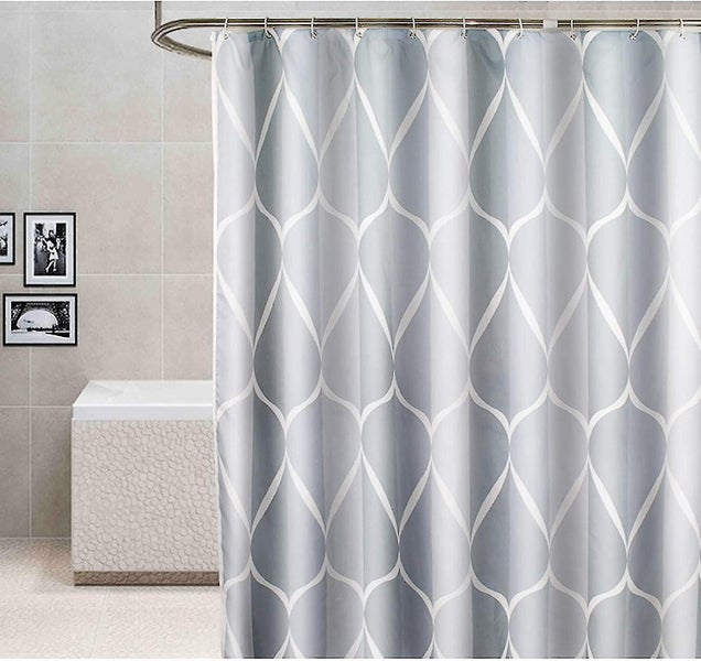 Shower Curtain 120x180 Cm, Waterproof Washable Mildew Proof Polyester Shower Cur Carousel 1