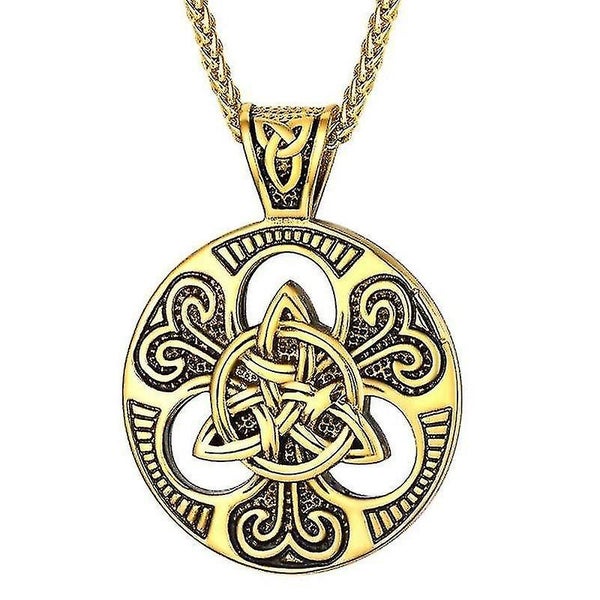 New Vintage Classic Viking Celtic Pendant Necklace Men S Trend Fashion Accessori Carousel 1