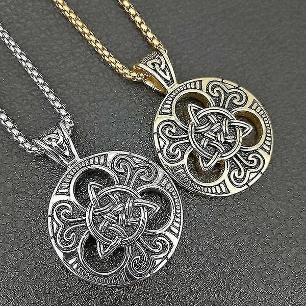 New Vintage Classic Viking Celtic Pendant Necklace Men S Trend Fashion Accessori Carousel 2