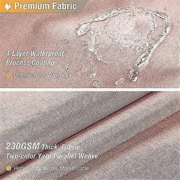 Rose, Linen Textured Shower Curtain 180 X 180cm, Hotel Quality Fabric Shower Cur Carousel 2