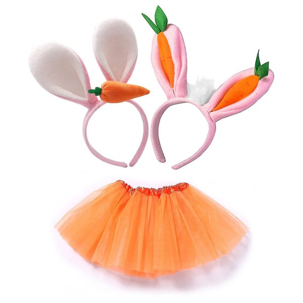 Rabbit Costume Children, Easter Bunny Costume Girls, Rabbit Headband Ears, Tulle Carousel 1