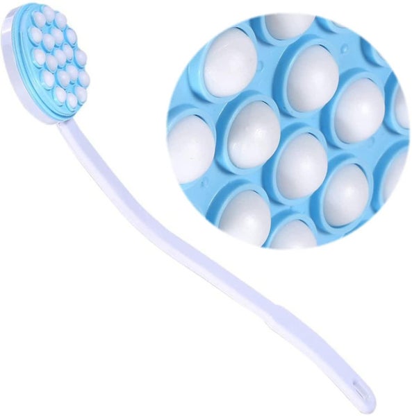 Lotion Applicator For Back, Long Handled Easy Reach Back Scrubber Massager Body Carousel 1