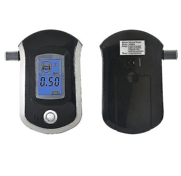 Professional Digital Breath Alcohol Tester Breathalyzer With Lcd Display With10 Carousel 2