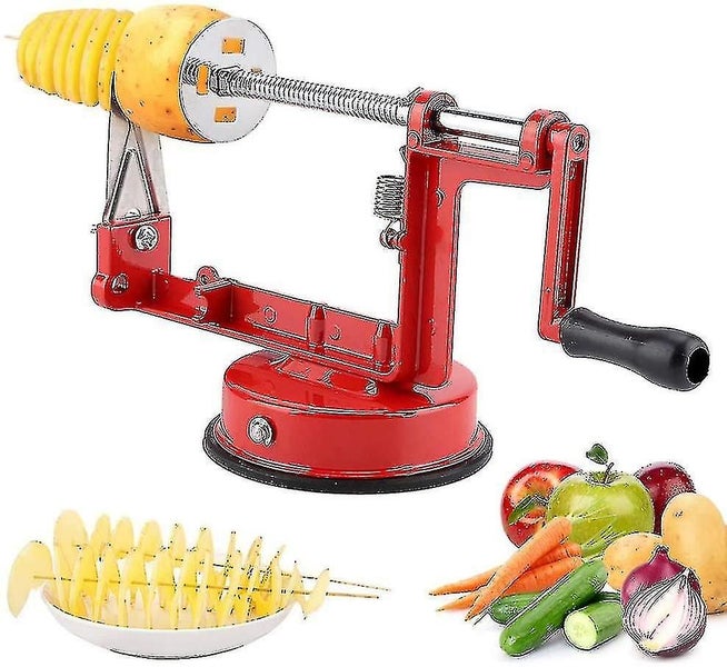Spiral Cutter Potato Cutter Stainless Steel French Fries Cutter, Potato Peelers Carousel 1