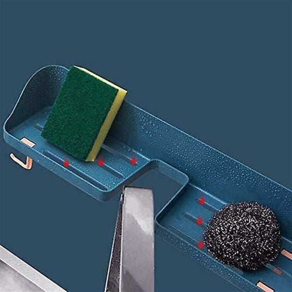 Bathroom Shower Shelf Shower Towel Organizer Storage With 4 Hooks, Self Adhesive Carousel 3