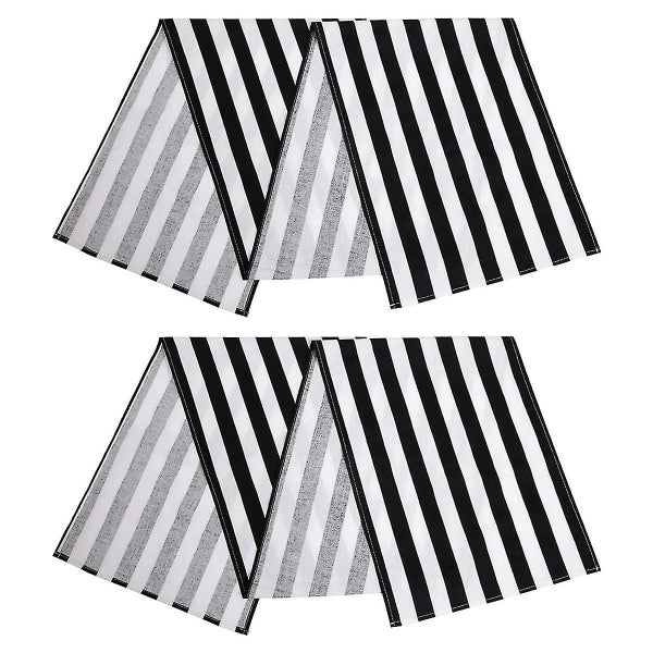 Striped Table Runner Polyester Table Decor Tablecloth For Indoor Outdoor Events Carousel 2