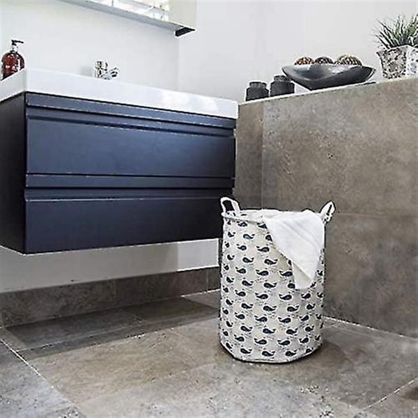 Bathroom Storage Laundry Bag, Bathroom Trash Can, Foldable Laundry Basket Carousel 2