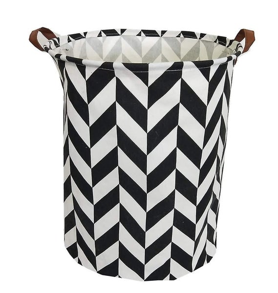 19.7" Large Waterproof Collapsible Laundry Basket Bucket, Dirty Clothes Laundry Carousel 1