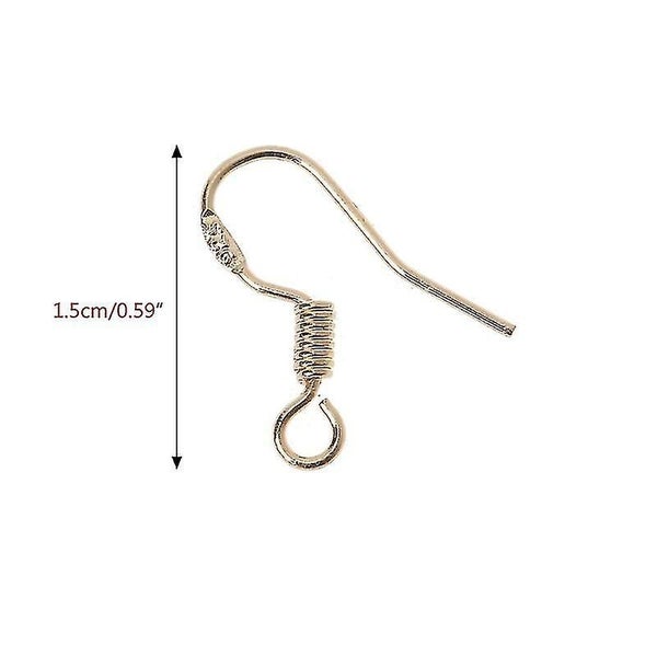 10pcs 925 Silver Plated Diy Earring Hooks Ear Wire Anti Allergy Jewelry Findings Carousel 2