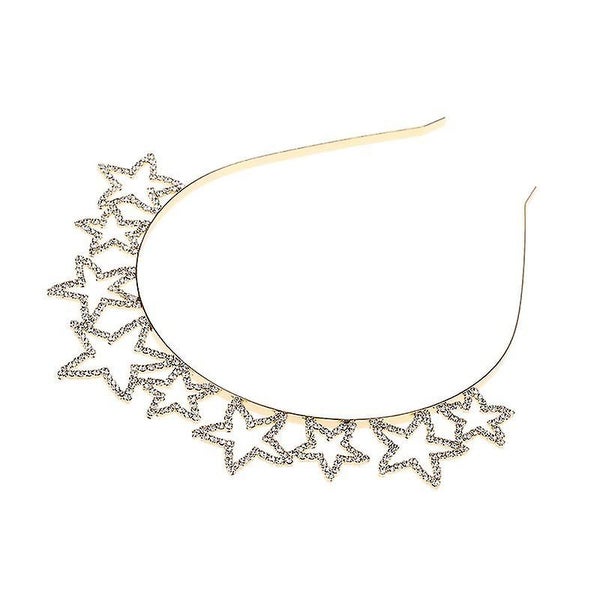 1pc Wedding Bride Headdress Creative Women Hair Wear Rhinestone Headband Carousel 1