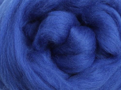 Ashford Merino Sliver - 100gm Bag 021 Blue Carousel 1