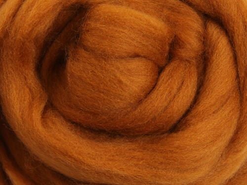 Ashford Merino Sliver - 100gm Bag 037 Toffee Carousel 1