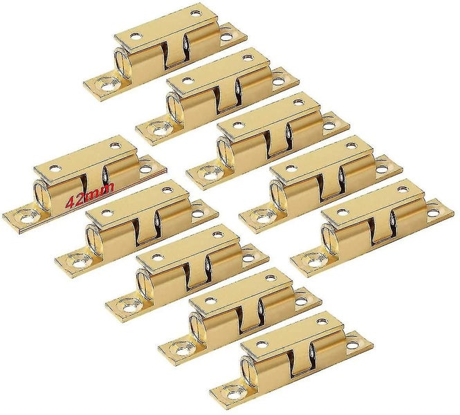 10 Pcs Brass Door Double Ball Tension Catches Roller Latches Silent Locks Stoppe Carousel 1
