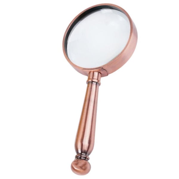 1pc Magnifying Glass Handheld Magnifier Retro Reading Magnifying Glass Carousel 2