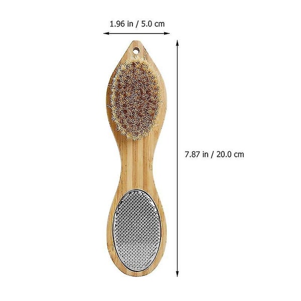 1 Set Of Foot Rubbing Board Pumice Stone Foot Massage Brush Pedicure Care Tools Carousel 2