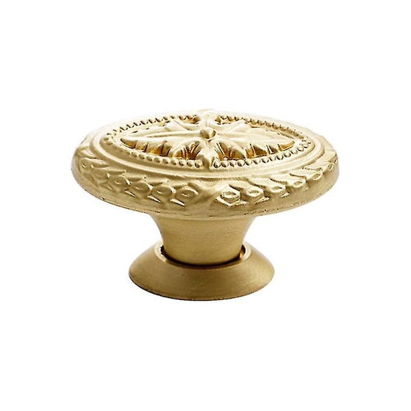1pc Raised Pattern Cabinet Knob Furniture Accessory Drawer Knobs Drawer Pull Cab Carousel 2