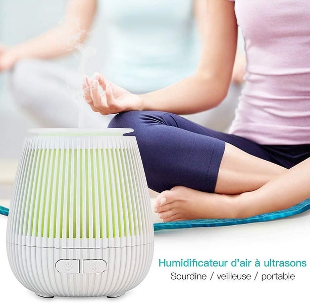 100ml Mini Essential Oil Diffusers Humidifier Lamp Light 7 Colors Ultrasonic Dif Carousel 1