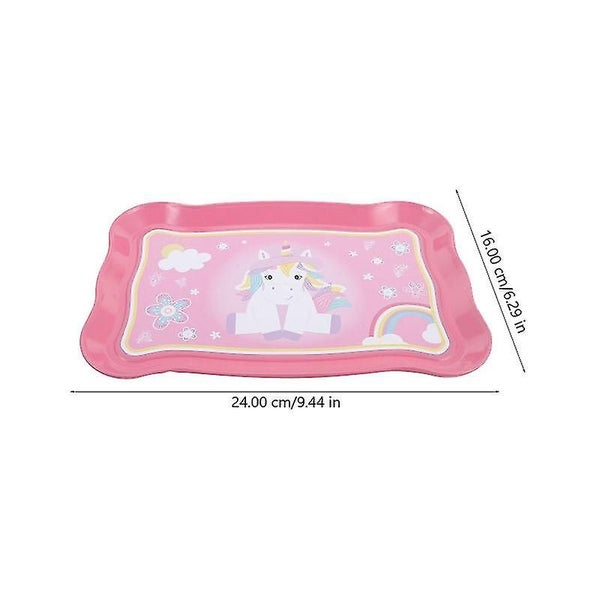 1 Set Mini Iron Art Tea Wares Miniature Tea Ware Models Kids Pretend Play Toys Carousel 2