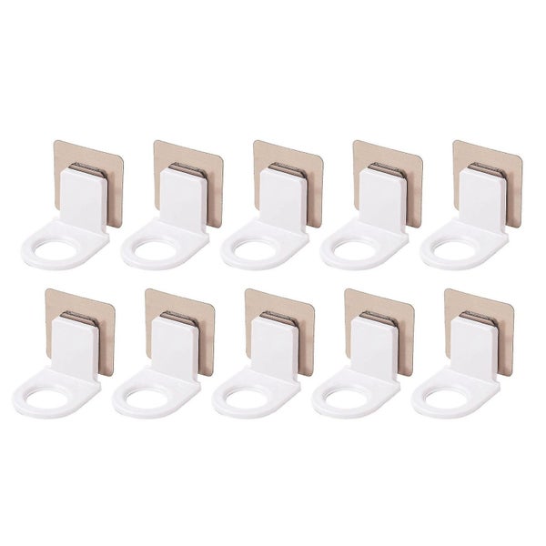 10pcs Shampoo Shower Bottle Holder Shelves Hanger Stand Suction Cup Carousel 1