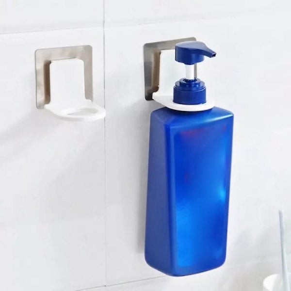10pcs Shampoo Shower Bottle Holder Shelves Hanger Stand Suction Cup Carousel 5