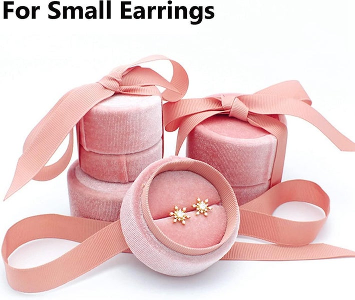 1pcs Velvet Ring Box, Earring Box, Jewelry Box, Personalized Feminine Display Or Carousel 2