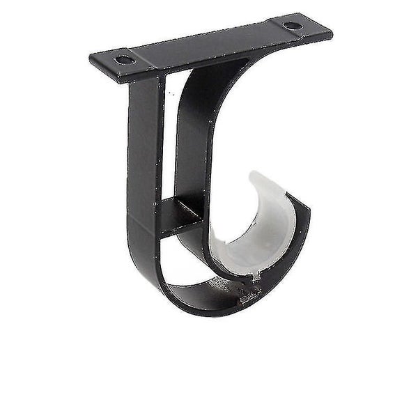 2 Pcs Curtain Rod Bracket, Wall Mounted Curtain Rod Bracket Ceiling Mount Bracke Carousel 1
