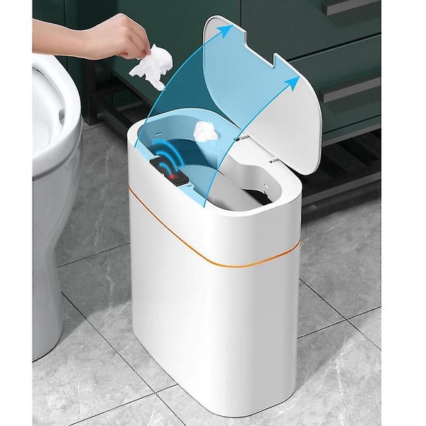 13l Smart Sensor Automatic Trash Can Home Induction Garbage Bin Toilet Waterproo Carousel 2