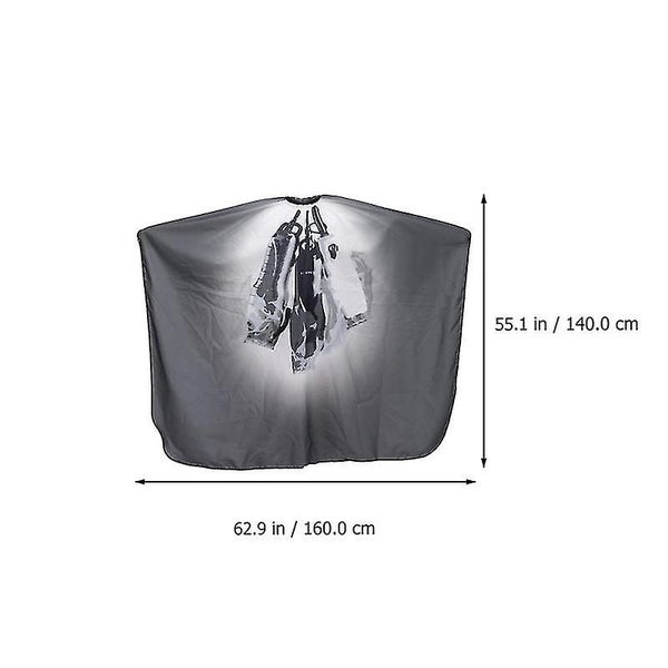 1pc Salon Haircut Apron Hairdressing Cape Hair Treatment Shawl Salon Supply Carousel 2